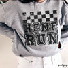 PRE-ORDER: Home Run Checkered Sweatshirt *6 Colors (S-3X)