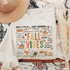 *Fall Vibes Collage Sweatshirt *5 Colors (S-3X)