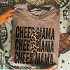 Pre-Order: Cheer Mama Leopard Bolt Tee *14 Colors (S-3X)