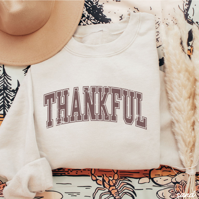 Pre-Order: Thankful University Sweatshirt *5 Colors (S-3X)