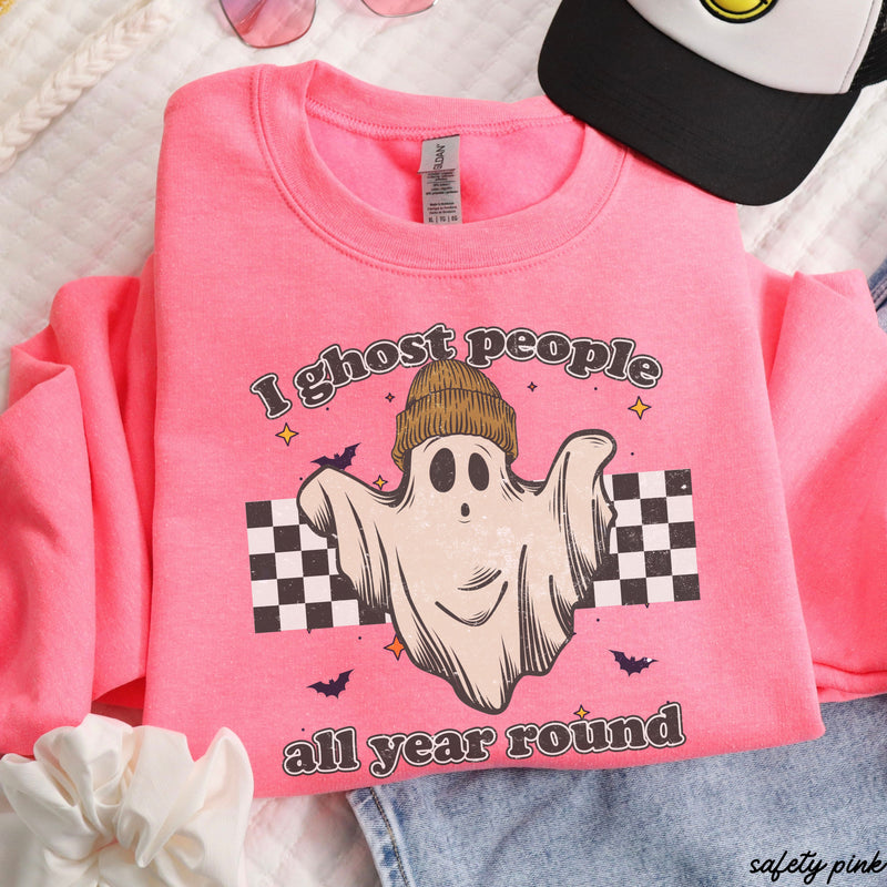 *I Ghost People Sweatshirt *6 Colors (S-3X)