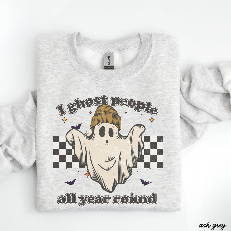 *I Ghost People Sweatshirt *6 Colors (S-3X)