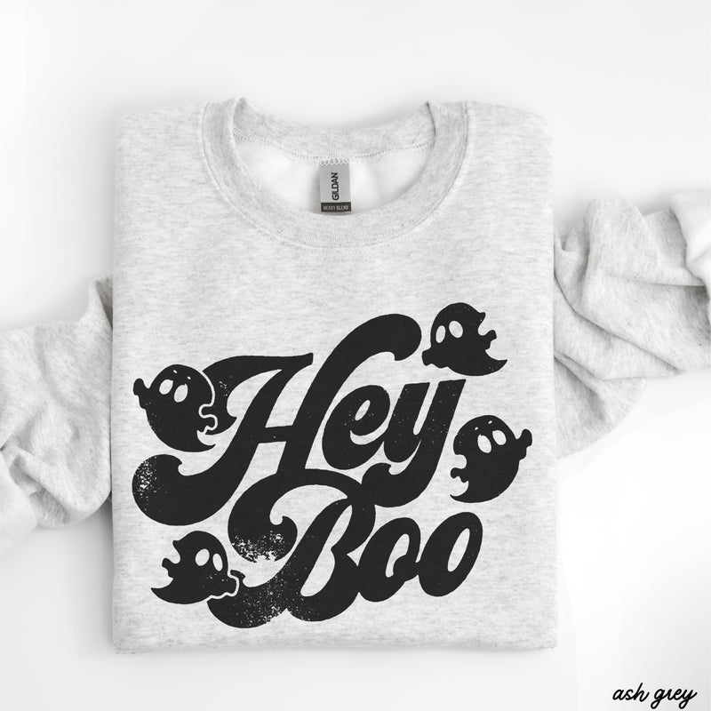 *Hey Boo Sweatshirt *6 Colors (S-3X)