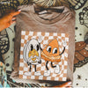 *Checkered Egg & Pie Tee *6 Colors (S-3X)