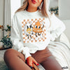 *Checkered Egg & Pie Sweatshirt *5 Colors (S-3X)