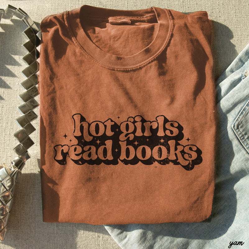 Pre-Order: Hot Girls Read Books Tee *11 Colors (S-3X)