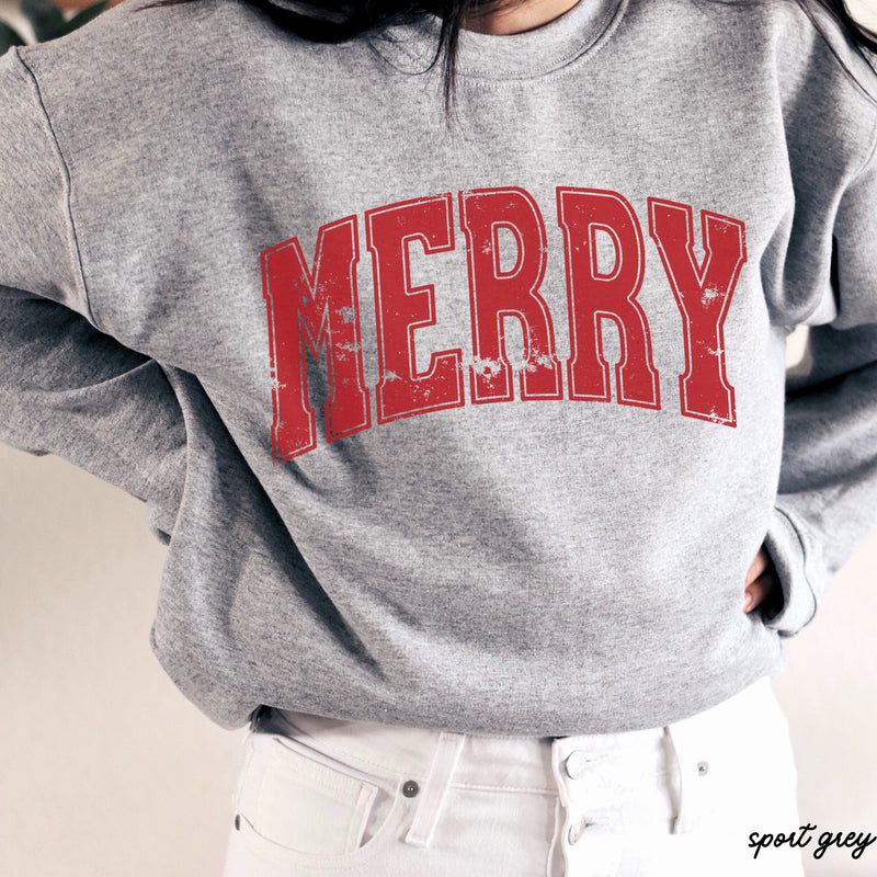 Pre-Order: Merry University Sweatshirt *6 Colors (S-3X)