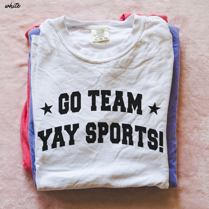 Pre-Order: Yay Sports Tee *13 Colors (S-3X)