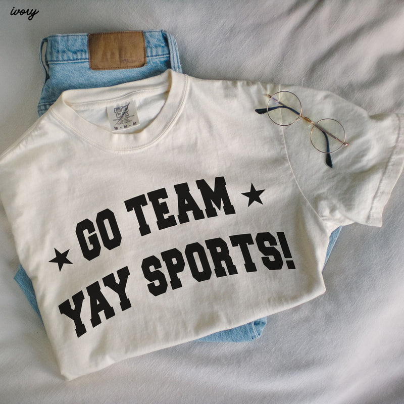 Pre-Order: Yay Sports Tee *13 Colors (S-3X)