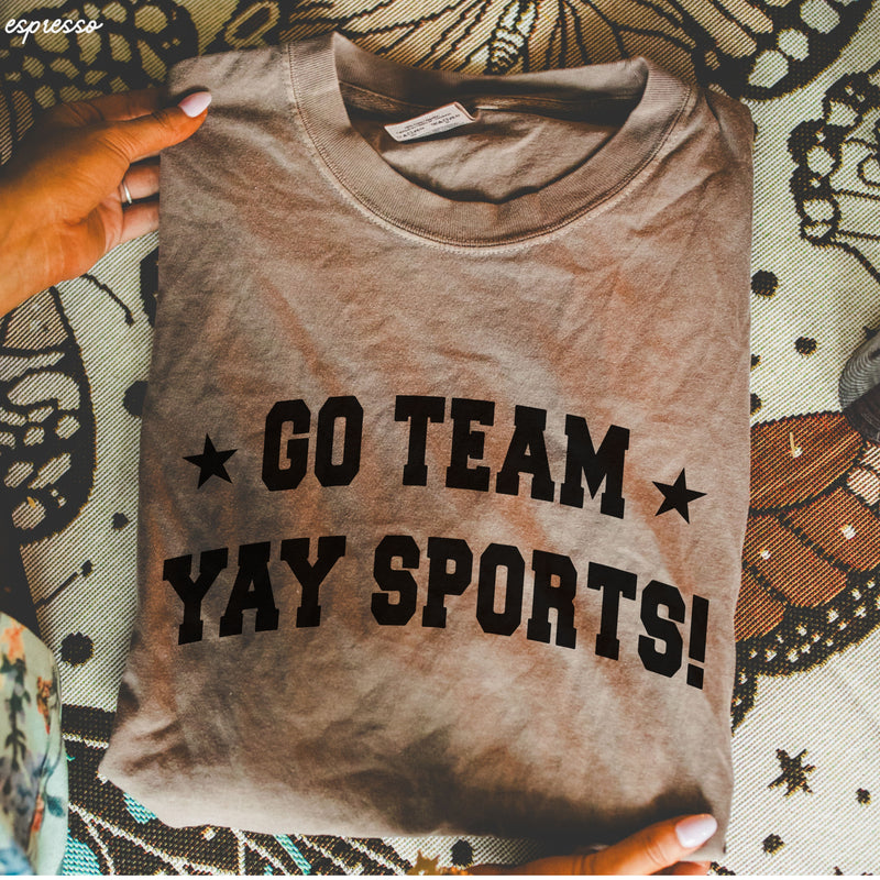 Pre-Order: Yay Sports Tee *13 Colors (S-3X)