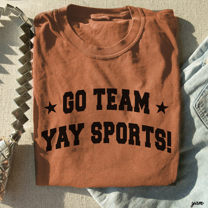 Pre-Order: Yay Sports Tee *13 Colors (S-3X)