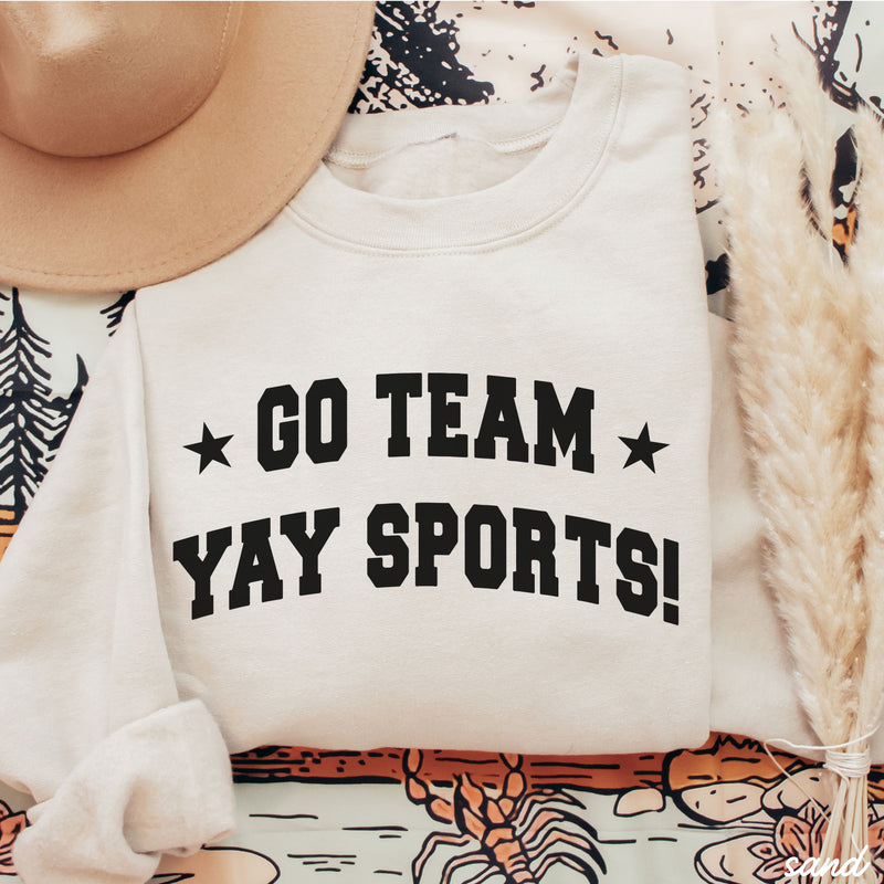 PRE-ORDER: Yay Sports Sweatshirt *7 Colors (S-3X)