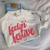 Pre-Order: Feelin' Festive Tee *7 Colors (S-3X)