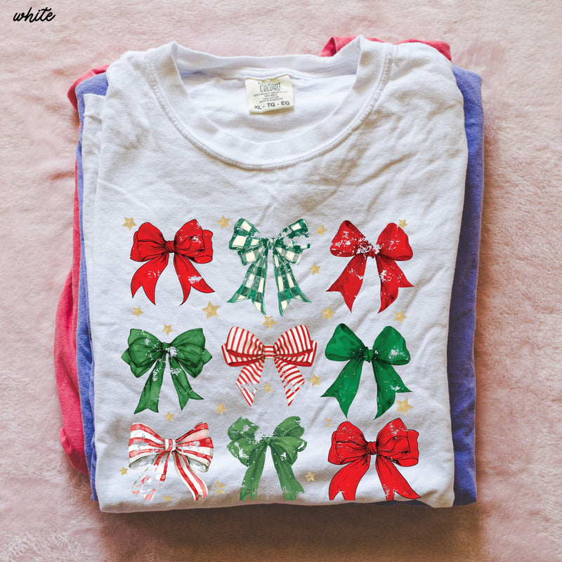 *Christmas Coquette Tee *7 Colors (S-3X)