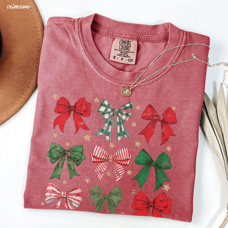 *Christmas Coquette Tee *7 Colors (S-3X)