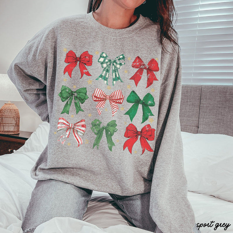 *Christmas Coquette Sweatshirt *5 Colors (S-3X)