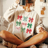 *Christmas Coquette Sweatshirt *5 Colors (S-3X)