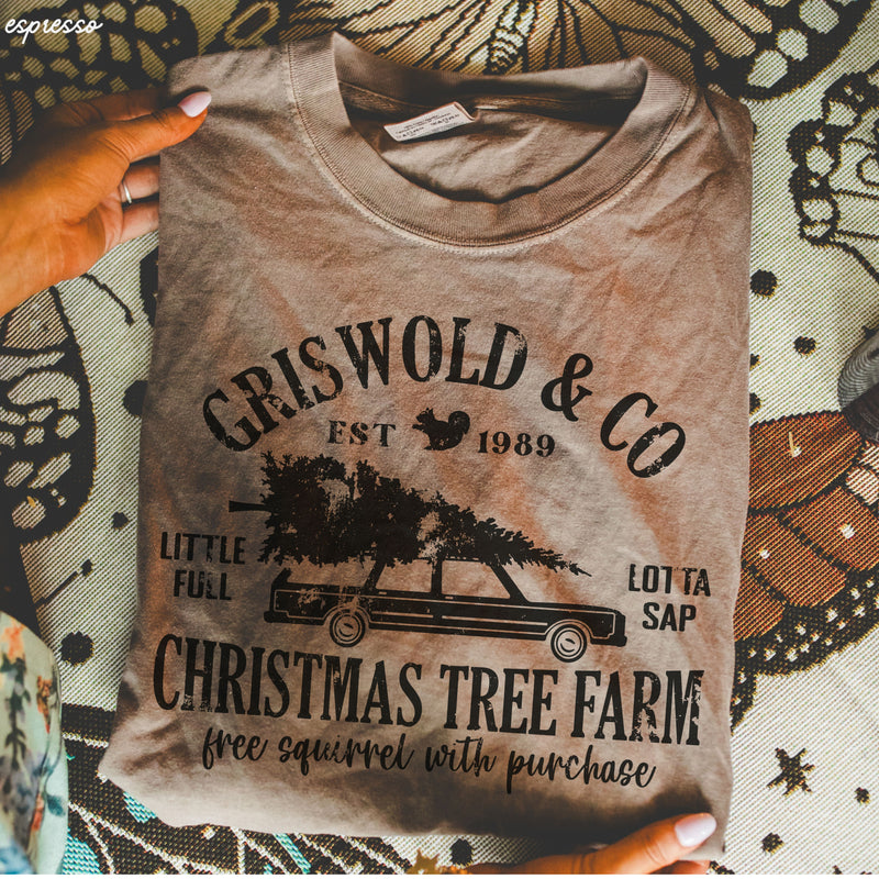 Pre-Order: Griswold Tree Farm Tee *5 Colors (S-3X)