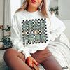 *Cute Checkered Trees Sweatshirt *5 Colors (S-3X)