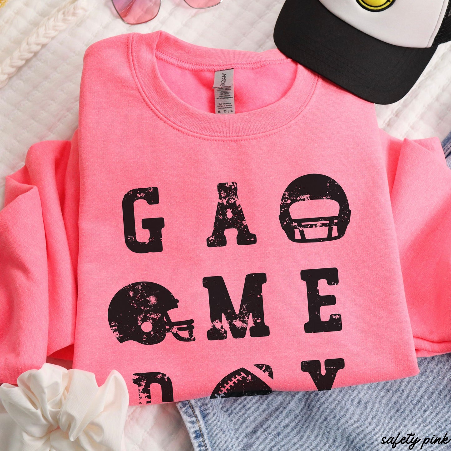 Game Day Letters Sweatshirt *6 Colors (S-3X)