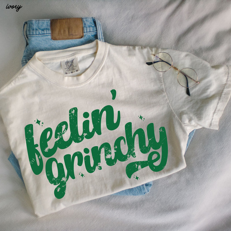 Pre-Order: Feelin' Grinchy Tee *7 Colors (S-3X)