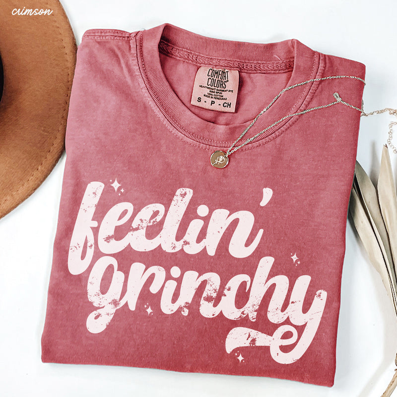 Pre-Order: Feelin' Grinchy Tee *7 Colors (S-3X)