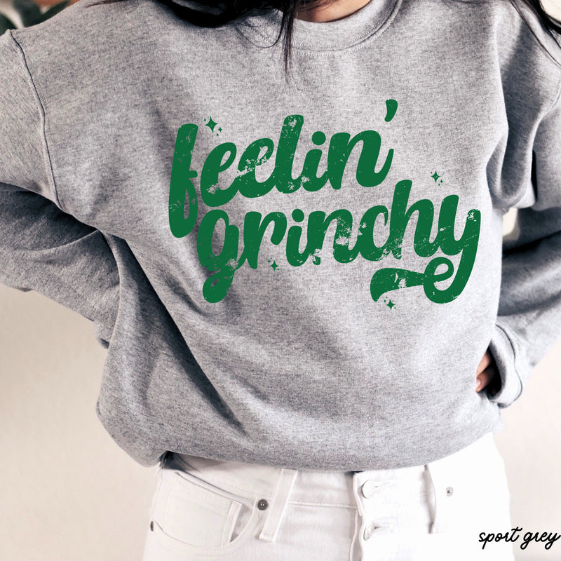 Pre-Order: Feelin' Grinchy Sweatshirt *6 Colors (S-3X)