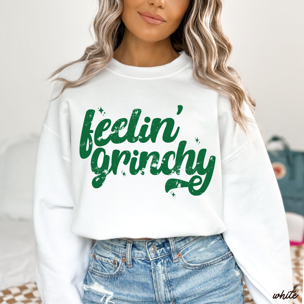 Pre-Order: Feelin' Grinchy Sweatshirt *6 Colors (S-3X)