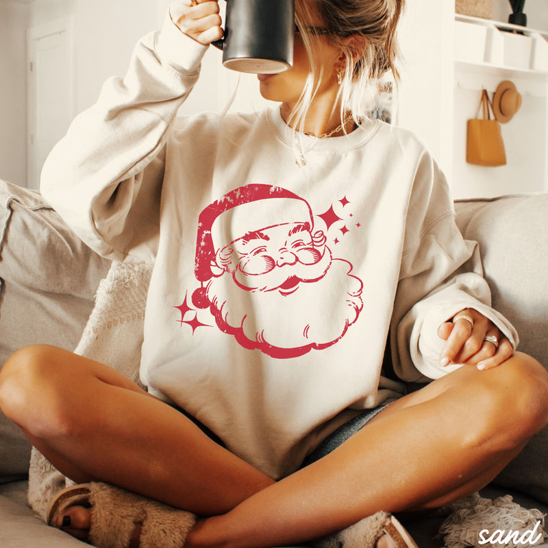 Pre-Order: Santa Sparkles Sweatshirt *4 Colors (S-3X)