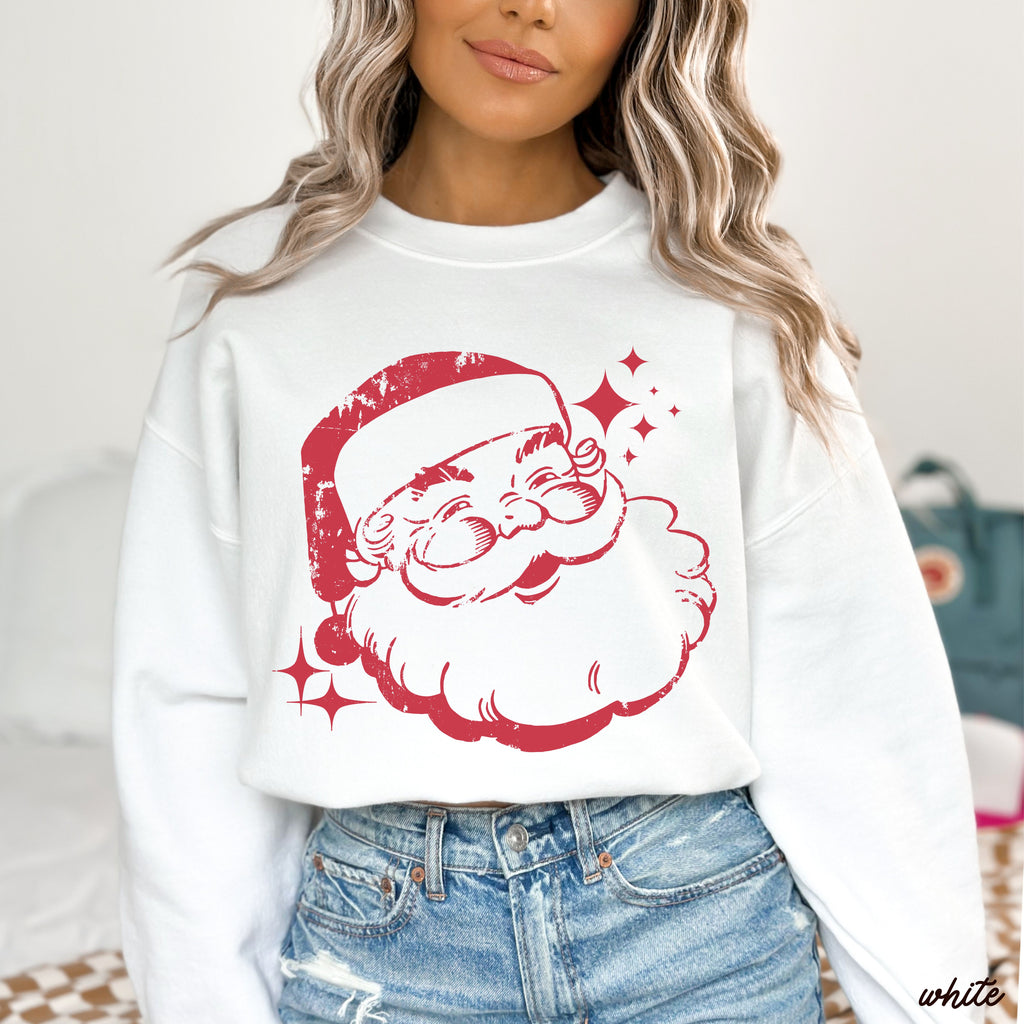 Pre-Order: Santa Sparkles Sweatshirt *4 Colors (S-3X)