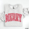 Pre-Order: Checkered Merry Sweatshirt *5 Colors (S-3X)