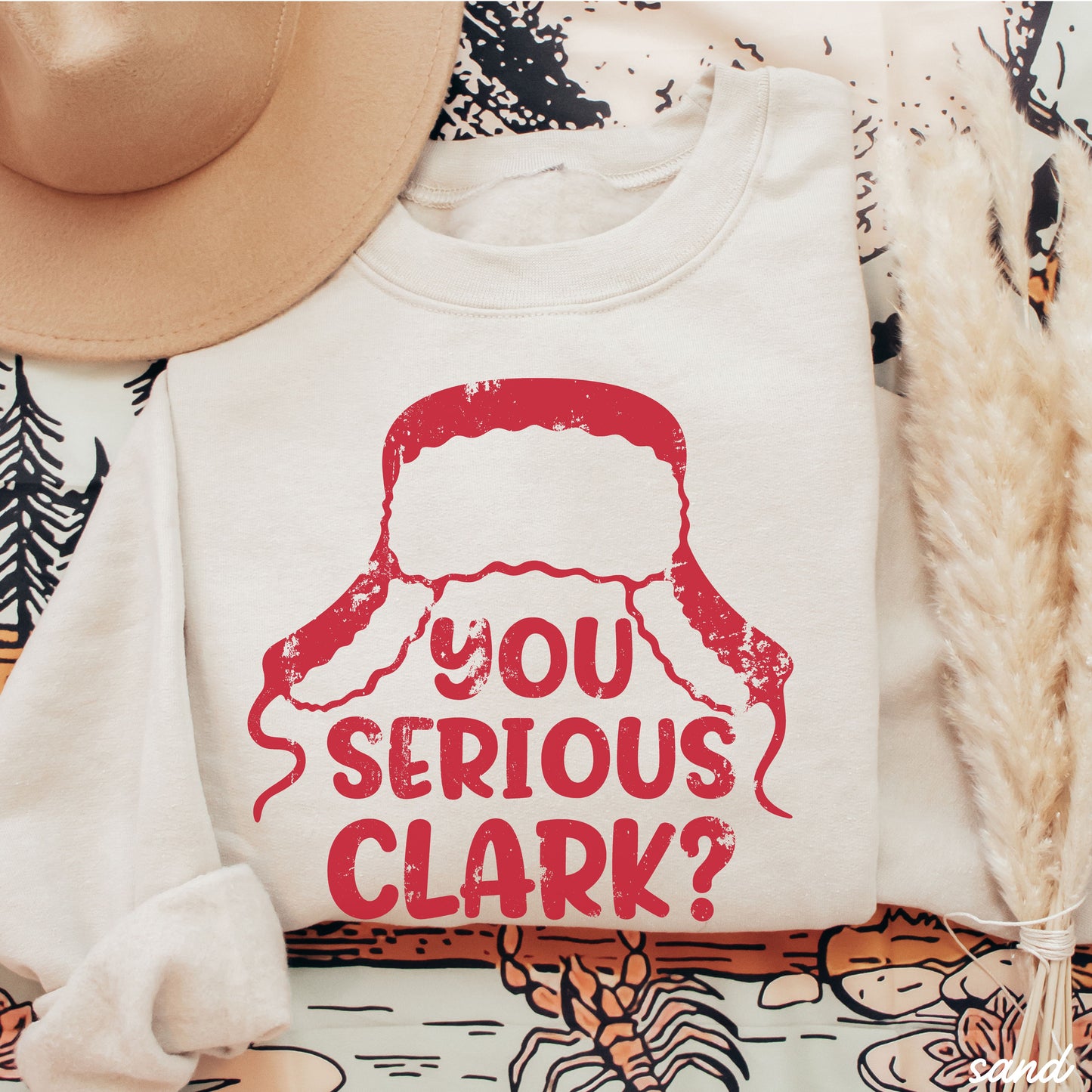 You Serious Clark Sweatshirt *6 Colors (S-3X)