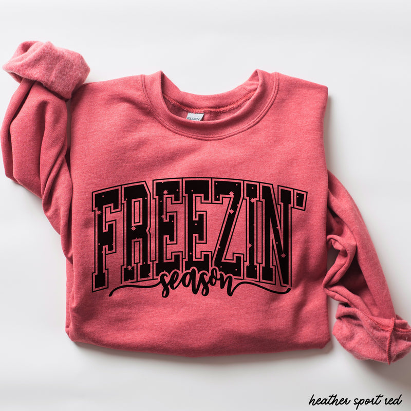 Pre-Order: Freezin' Season Sweatshirt *7 Colors (S-3X)