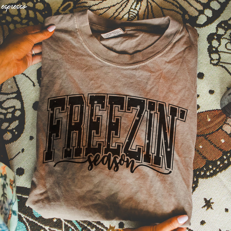 PRE-ORDER: Freezin' Season Tee *7 Colors (S-3X)