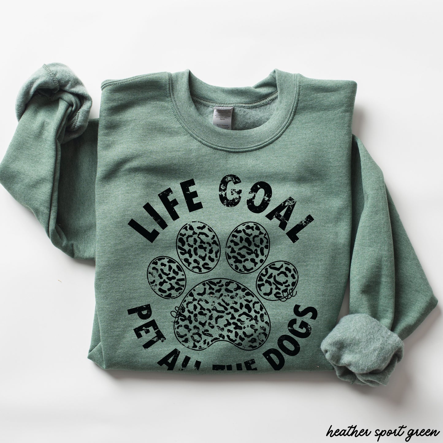 Pet All The Dogs Leopard Paw Sweatshirt *9 Colors (S-3X)