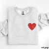 Pre-Order: Pocket Heart Sweatshirt *6 Colors (S-3X)