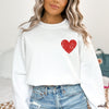 Pre-Order: Pocket Heart Sweatshirt *6 Colors (S-3X)