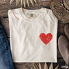 Pocket Heart Tee *7 Colors (S-3X)