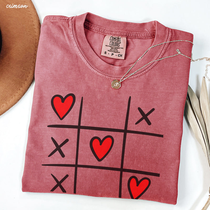 Pre-Order: XOXO Tic Tac Toe Tee *8 Colors (S-3X)