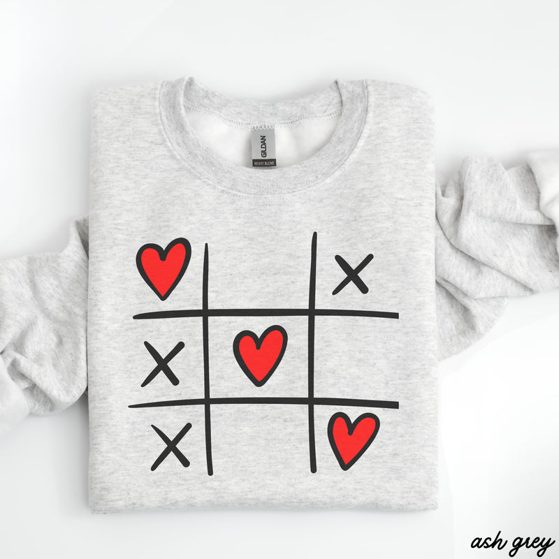 Pre-Order: XOXO Tic Tac Toe Sweatshirt *6 Colors (S-3X)