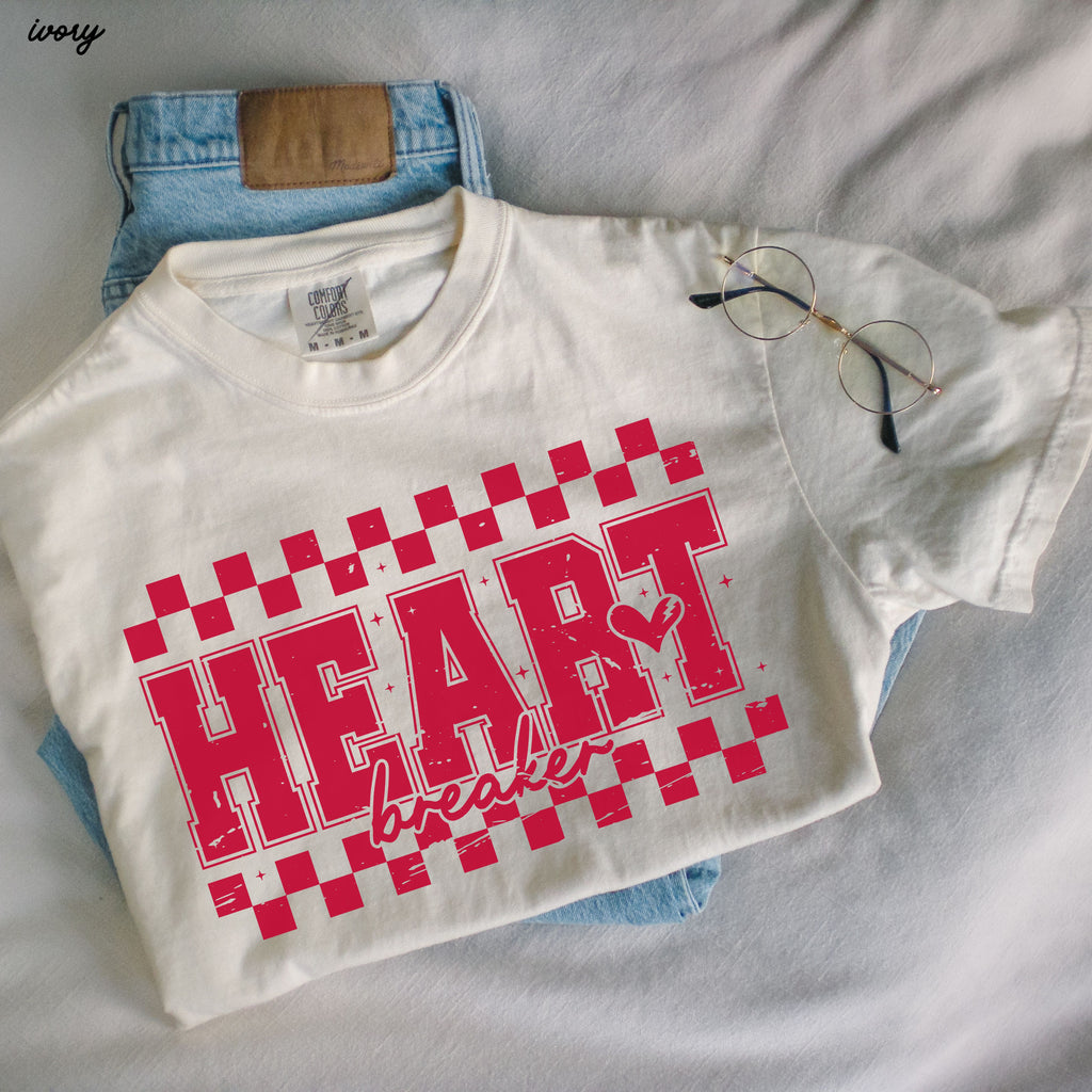 Pre-Order: Heart Breaker Tee *5 Colors (S-3X)