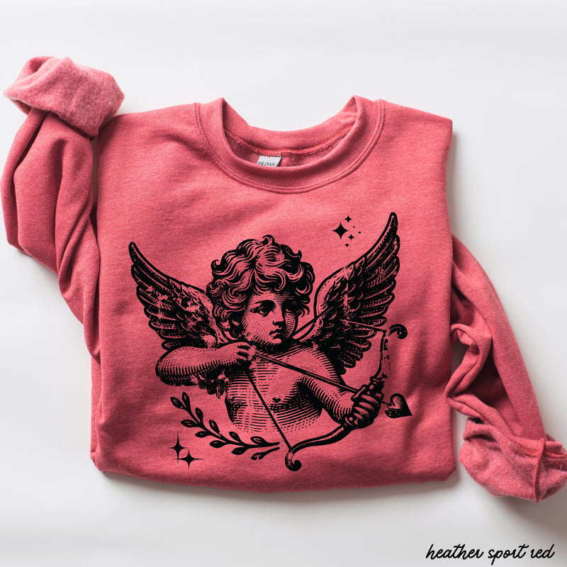 Cupid Sparkles Sweatshirt *6 Colors (S-3X)