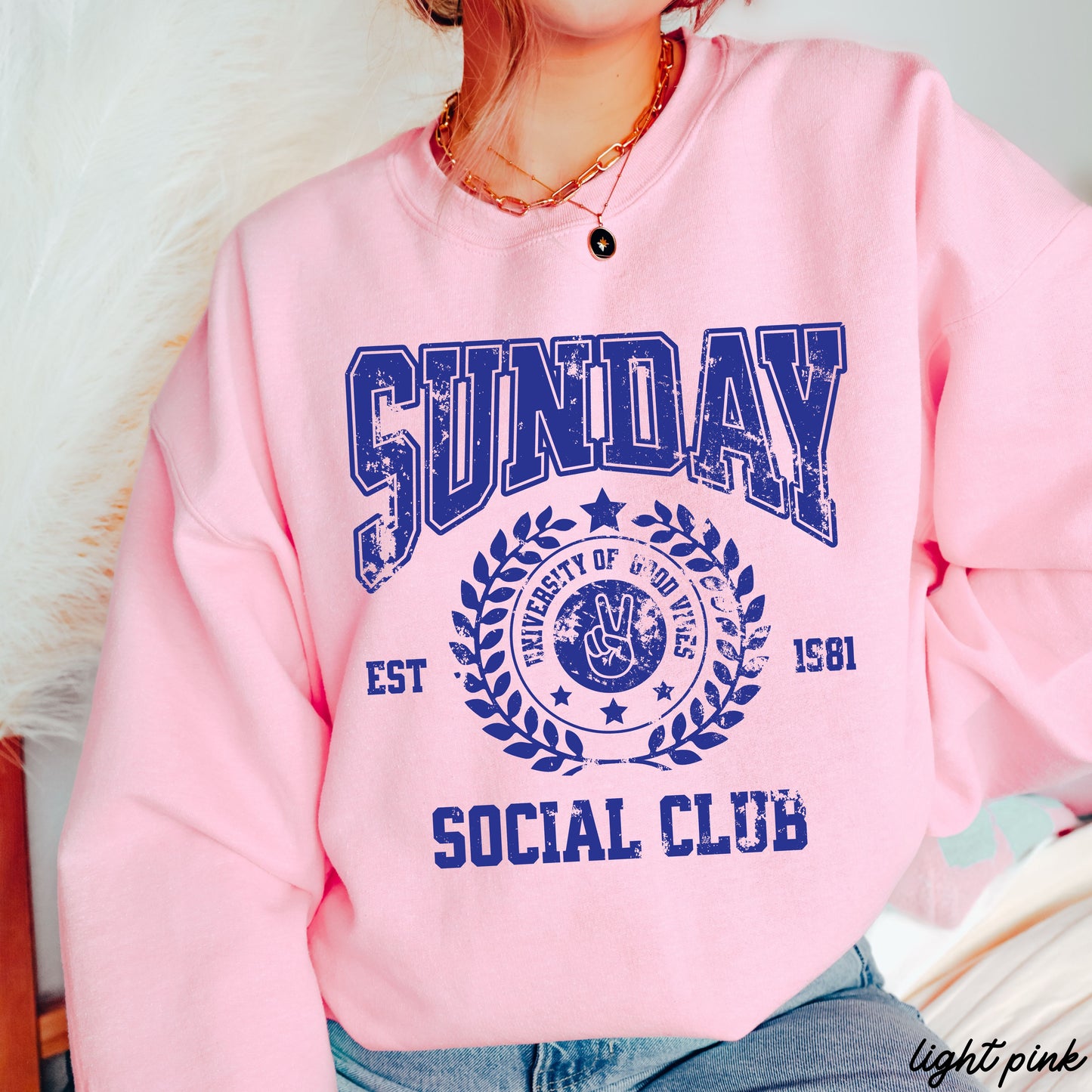 Sunday Social Sweatshirt *9 Colors (S-3X)
