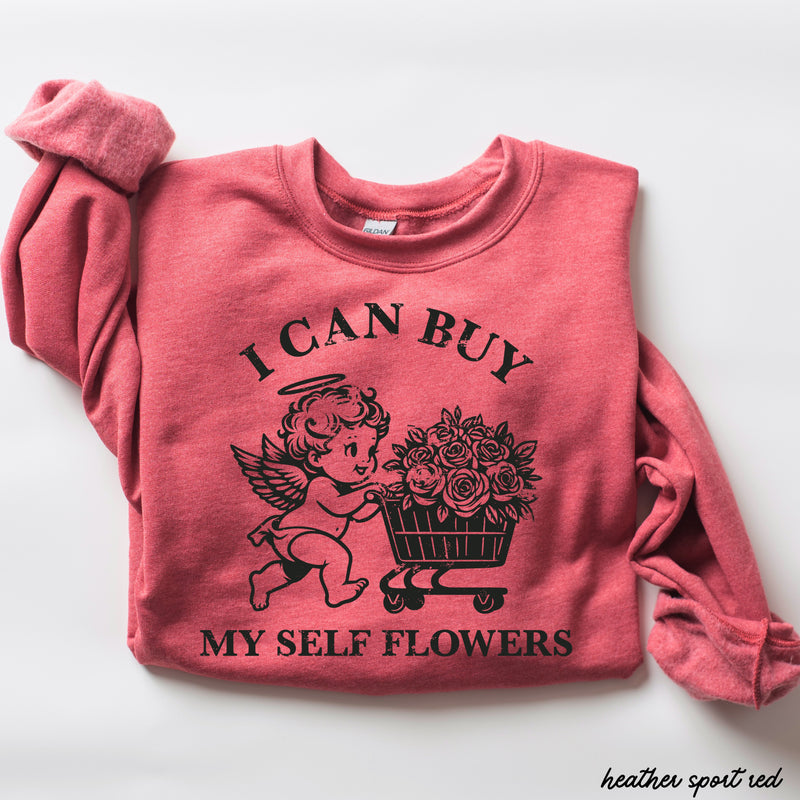 Buy Myself Flowers Sweatshirt *7 Colors (S-3X)