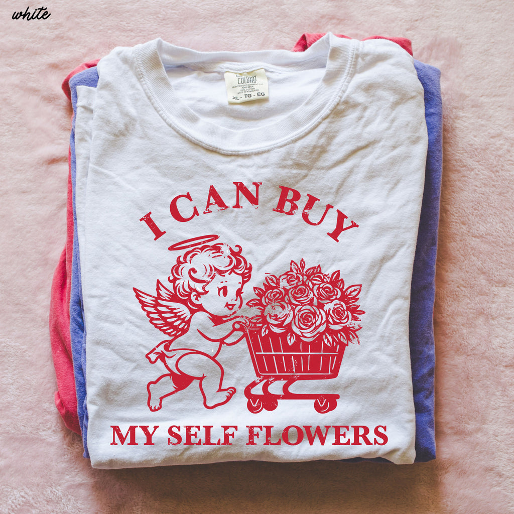 Buy Myself Flowers Tee *5 Colors (S-3X)