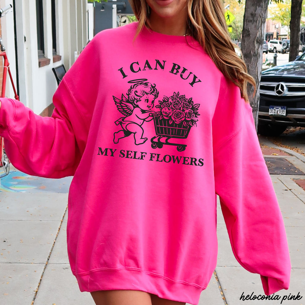 Buy Myself Flowers Sweatshirt *7 Colors (S-3X)