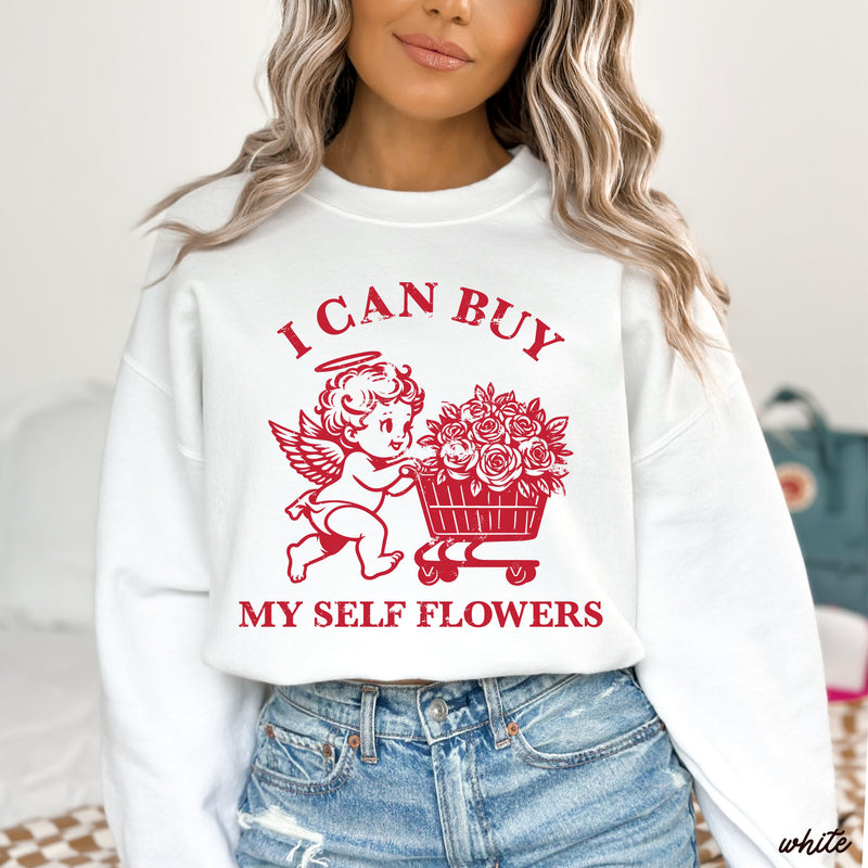 Buy Myself Flowers Sweatshirt *7 Colors (S-3X)