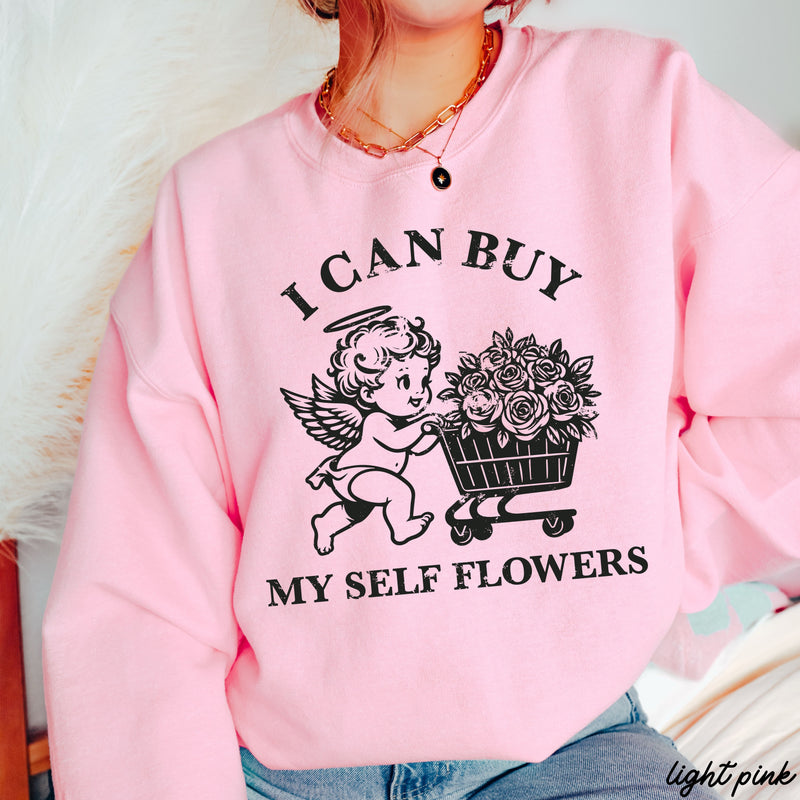 Buy Myself Flowers Sweatshirt *7 Colors (S-3X)