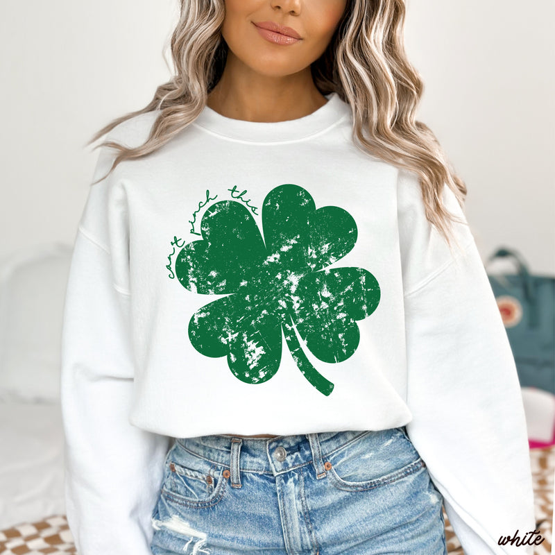 Distressed Shamrock Can't Pinch This Sweatshirt *6 Colors (S-3X)