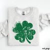 Distressed Shamrock Can't Pinch This Sweatshirt *6 Colors (S-3X)